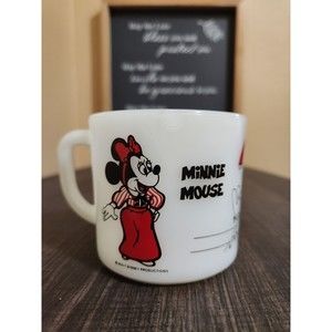 (Very Rare) WALT DISNEY Mickey & Minnie Mouse Mug Made in USA (Read Description)